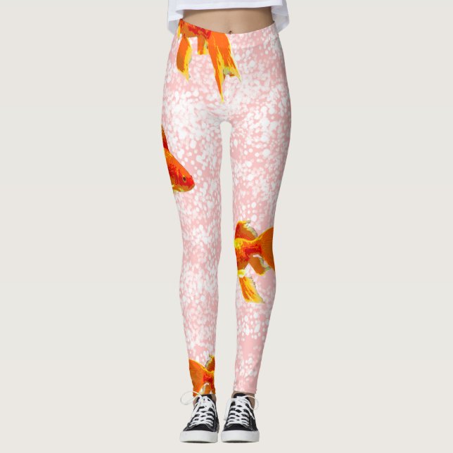 Leggings Poisson d'or (Devant)