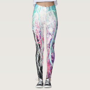 Leggings Poisson jaune