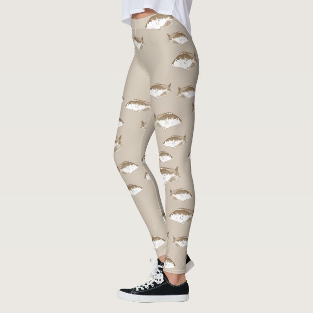 Leggings Poisson sépien (Gauche)