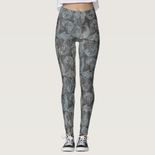 Leggings Poissons motif, double couleur b. DG BG