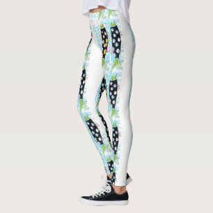 Leggings poissons Thunder_Cove de plongée toute couleur