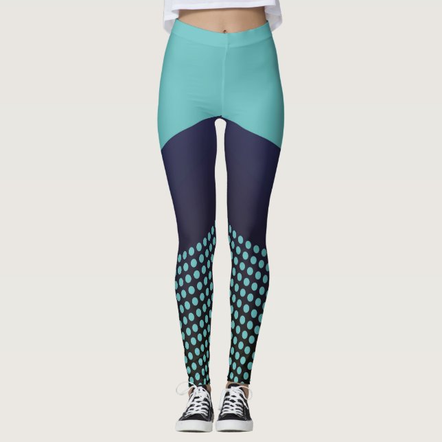 Leggings Poka Dot Line universelle GYM exécutant leggins (Devant)