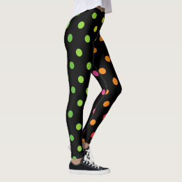 Leggings Polka colorés