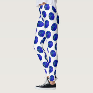 Leggings Polka Dot Bleu Pelouse Bowles,