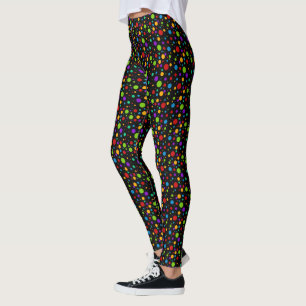 Leggings Polka Point Rainbow