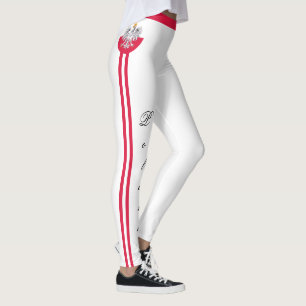 Leggings Pologne & Pologne Drapeau mode, les fans de voyage
