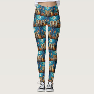 Leggings Pomeranian Halloween Épouvantable