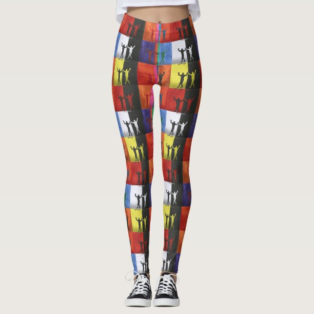 Leggings Pop art no.1 by Yeshaya Dank - unity & harmony (Devant)