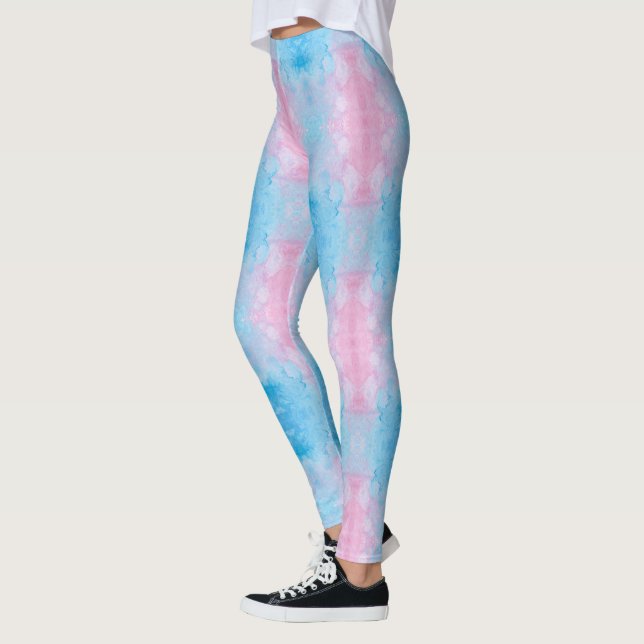Leggings Pop de couleur : Styles de légendes avant-mode (Gauche)