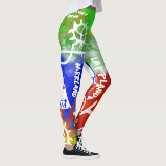 Leggings Populära samiska mönster