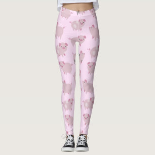Leggings Portes et Motifs pour bébés roses mignons