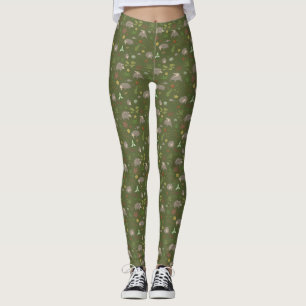 Leggings Possums dans un champ de baies verdoyant