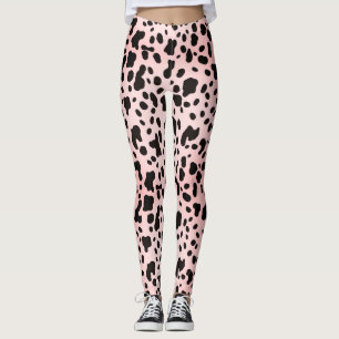Leggings Poster de animal moderne avec Motif de points de v