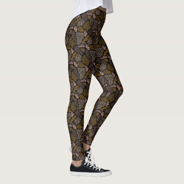 Leggings Poster de animal Safari Brown (Droite)