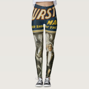 Leggings Poster Magique vintage, Thurston, Le Grand Magicie