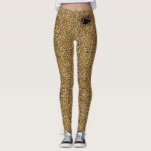 Leggings posters de animaux avec logo B&BE noir