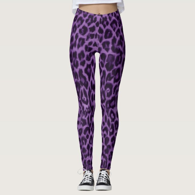 Leggings Posters de animaux de Motif de léopard vi (Devant)