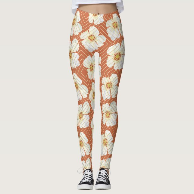 Leggings Poulet orange (Devant)