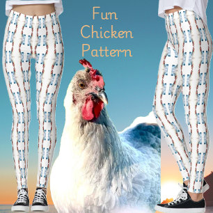 Leggings Poulets Abstraits - Légumineuses