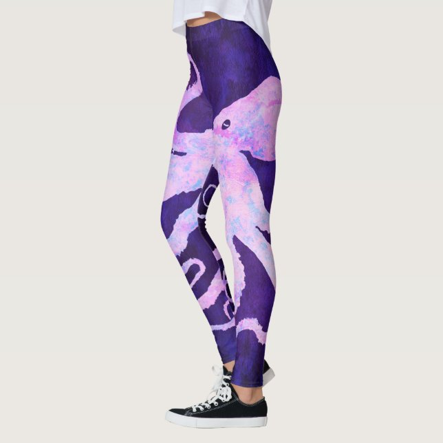 Leggings Poulpe 6 dans rose-clair - guêtres (Gauche)