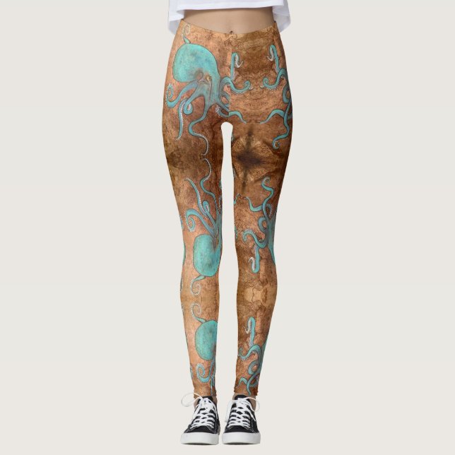 Leggings Poulpe ! Bon à rien de plage (Devant)