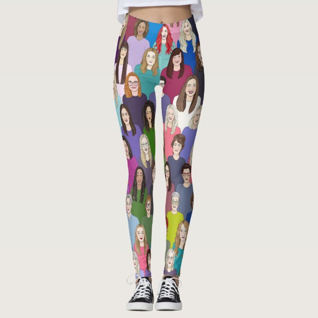leggings pour dames et féministes (Devant)