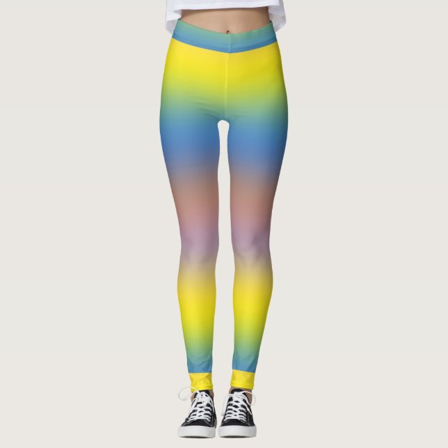 Leggings pour femmes arc-en-ciel (Devant)