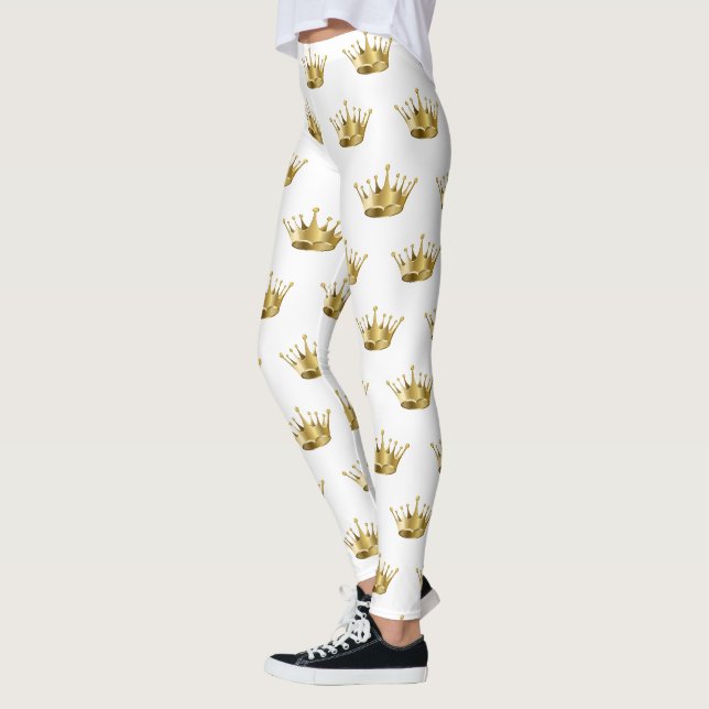 Leggings pour femmes - Couronne d'or (Gauche)