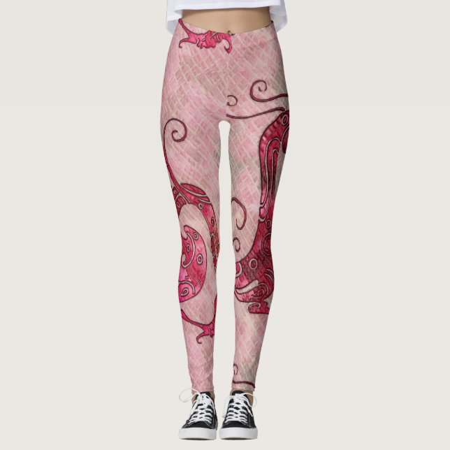 Leggings pour femmes dragons (Devant)