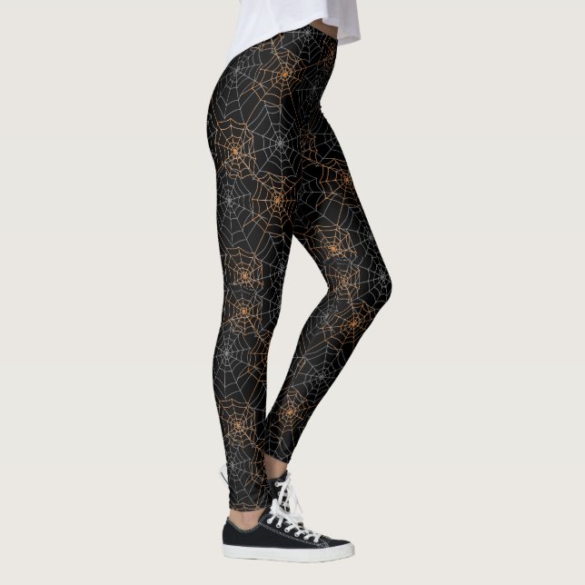 Leggings pour femmes - Halloween Araignées Webs (Droite)