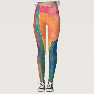 Leggings pour femmes | Peinture Eco Fitness