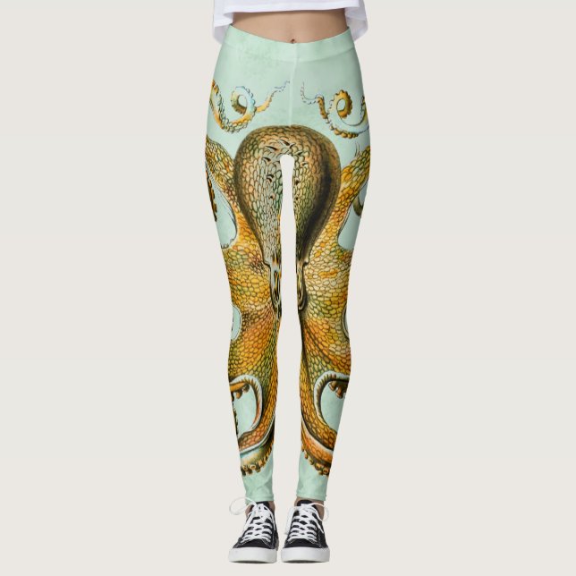 Leggings pour femmes pieuvres (Devant)
