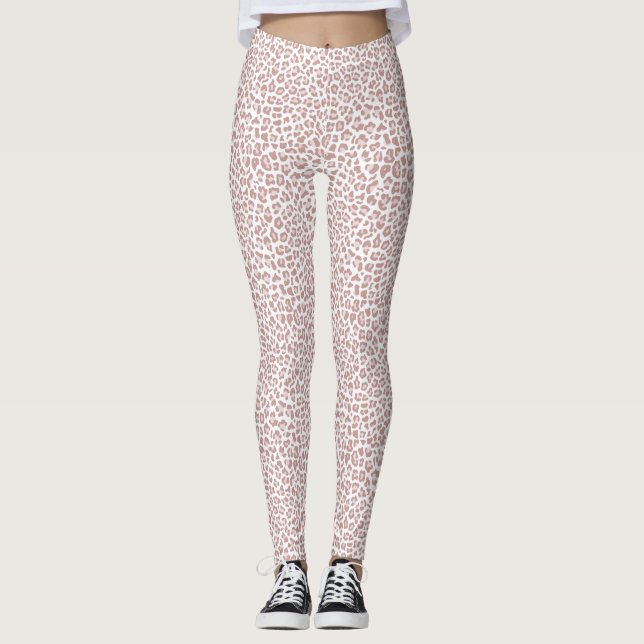 Leggings pour femmes posters de animaux roses (Devant)