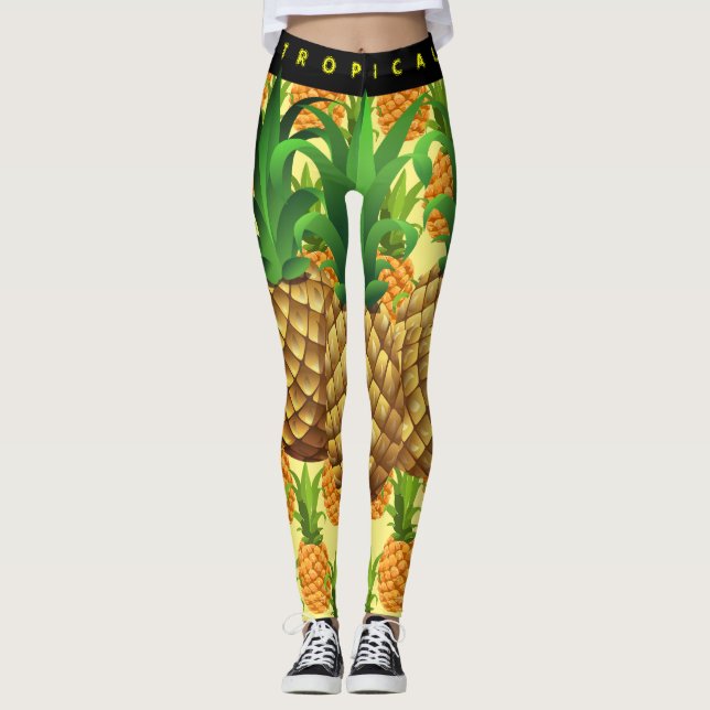 Leggings pour le plaisir tropical (Devant)