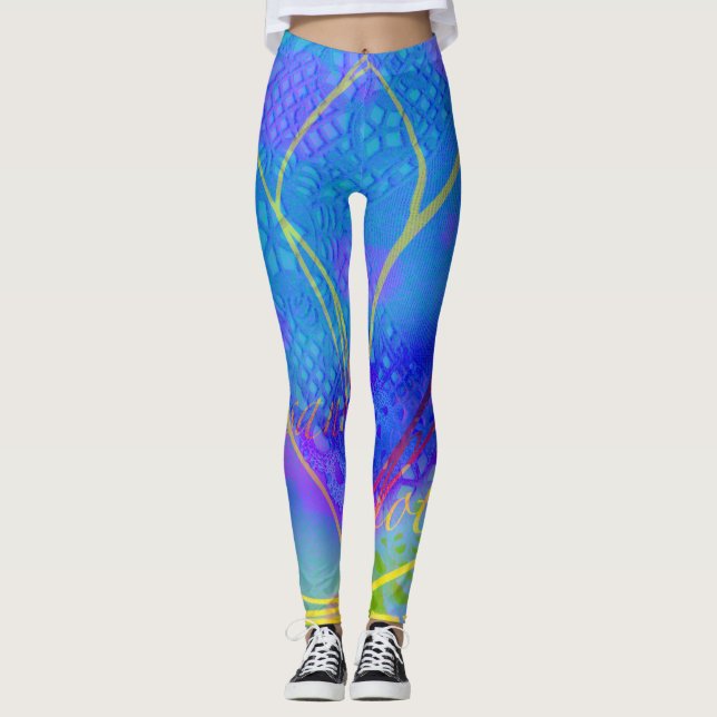 Leggings prana psychédélique (Devant)