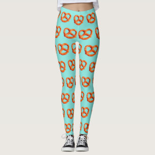Leggings Pretzels Turquoise 4Nina