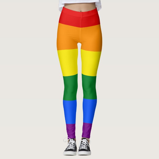 Leggings Pride LGBTQ classique (Devant)