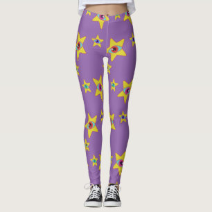 Leggings Princesse de l'espace aux yeux étoilés Alien Stars