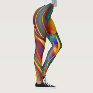 Leggings Printemps Été Automne Fleurs Magie
