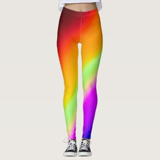 Leggings Prises de lumière arc-en-ciel Unisex