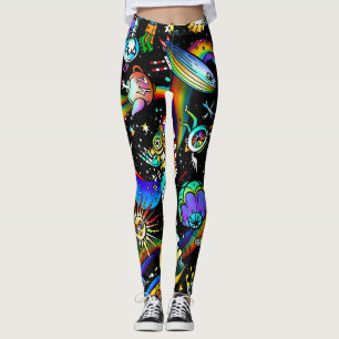 Leggings psychédéliques pour femmes
