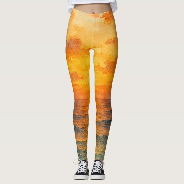 Leggings puesta de sol  (Devant)