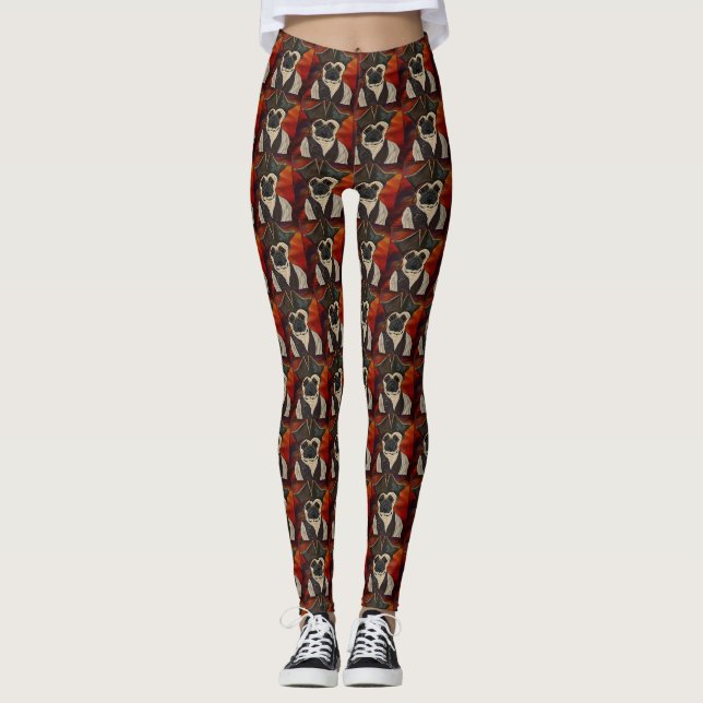 Leggings Pug Pirate (Devant)