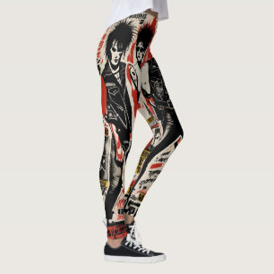Leggings Punk Rock Vintage