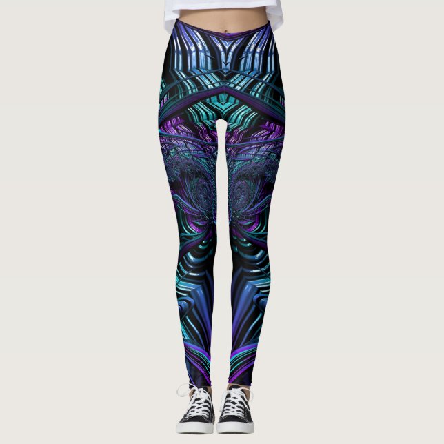 Leggings ~purple blue ~ Original (Front)