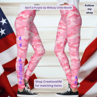 Purple Up for Military Kids Pink Camouflage