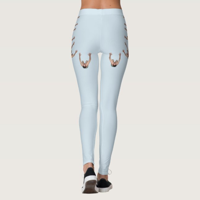 Leggings Quatre Boosters Par Demi-Lune (Légendes) (Dos)