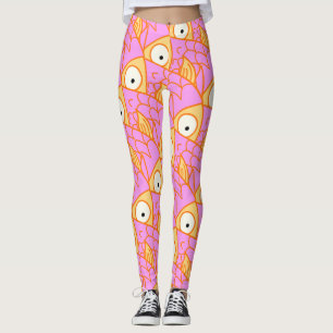 Leggings Quelque chose de louche ! mignon poisson rose arts