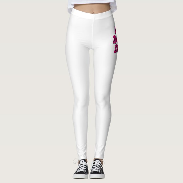 Leggings Quoi que papa veuille papa papa se fait cheminer p (Devant)
