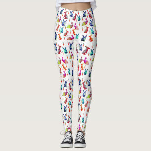 Leggings Rabbits Ciel, Pâques